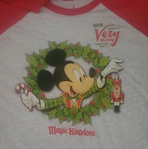 new disney parks mickey mouse merry Christmas party shirt